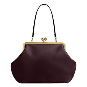 Coach Black Currant Kisslock Frame Bag